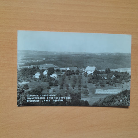 AK Studenzen. Erbersdorfberg Gasthaus G. Freissmuth.