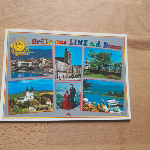 AK Grüße aus Linz.