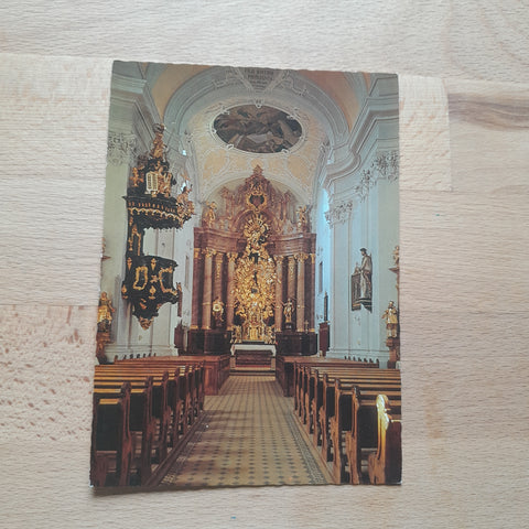 AK Linz. Pöstlingberg. Kircheninneres.