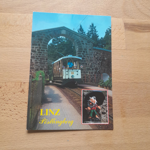 AK Linz. Pöstlingberg. Auffahrt mit der steilsten Adhäsionsbahn der Welt.
