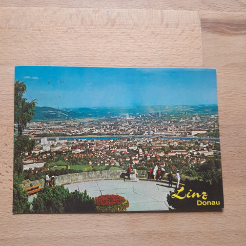 AK Linz. Blick vom Pöstlingberg.