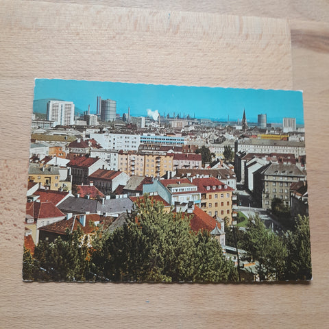 AK Linz. Panorama mit VÖEST.