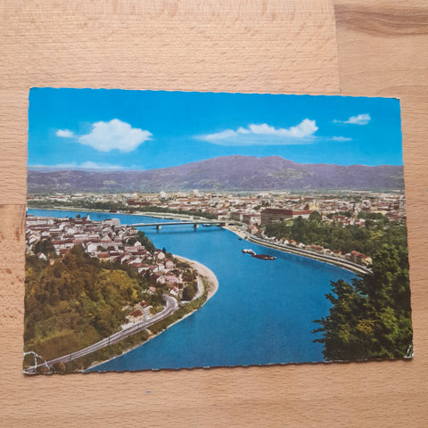 AK Linz mit Urfahr.