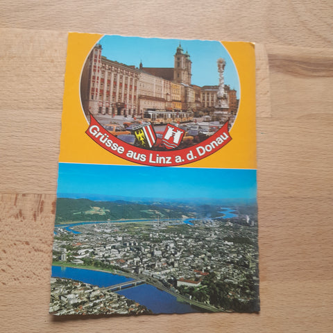 AK Grüsse aus Linz.