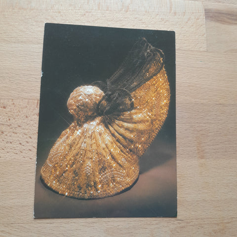 AK Linzer Goldhaube. Trachten-Kopfschmuck.