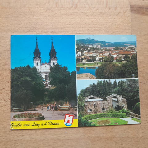 AK Grüsse aus Linz.