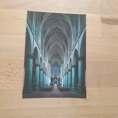 AK Linz. Maria Empfängnis Dom. Blick zum Hochaltar.