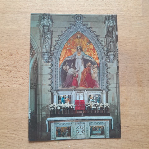 AK Linz. Maria Empfängnis Dom. Herz Maria Altar. Altarbild Engelbert Daringer.