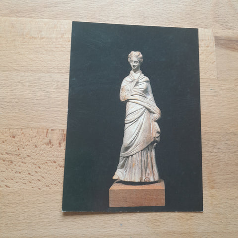 AK Schlossmuseum Linz. Ausstellung Aphrodite und ihre Schwestern. 22. März bis 29 April 1988. Frau, Terrakotta. Hellenistisch I.
