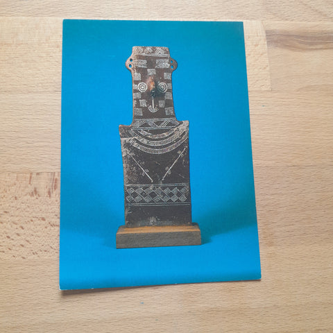 AK Schlossmuseum Linz. Ausstellung Aphrodite und ihre Schwestern. 22. März bis 29 April 1988. Brettidol Frühe Bronzezeit.