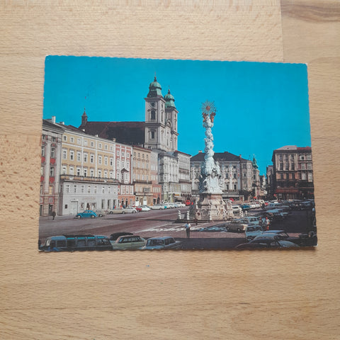 AK Linz Hauptplatz.