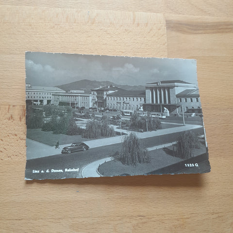 AK Linz. Bahnhof.