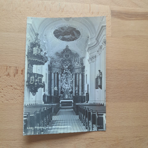 AK Linz. Pöstlingberg. Kircheninneres.
