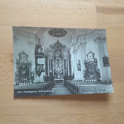 Muster-AK Linz Pöstlingberg Kircheninneres. (Kellner-Verlag)