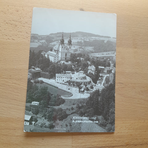 AK Linz. Pöstlingberg. Fliegeraufnahme.