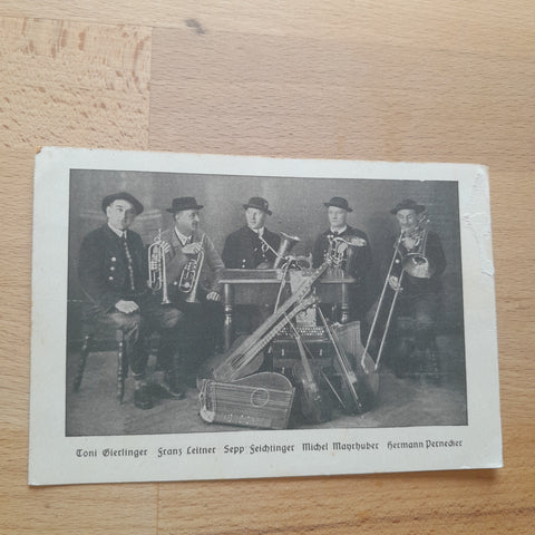 AK Original Oba Innviertler Sänger- und Humoristengesellschaft Braunau am Inn. Toni Gierlinger, Franz leitner, Sepp Feichtinger, Michel Mayrhuber, Hermann Pernecker.