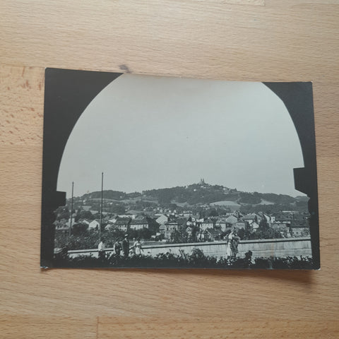 AK Linz. Blick zum Pöstlingberg.