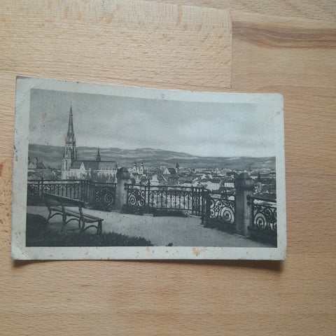 AK Linz. Blick von der Gugl.