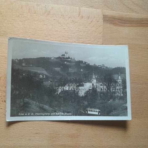 AK Linz. Pöstlingberg mit Schloss Hagen.