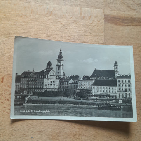 AK Linz Landungsplatz.