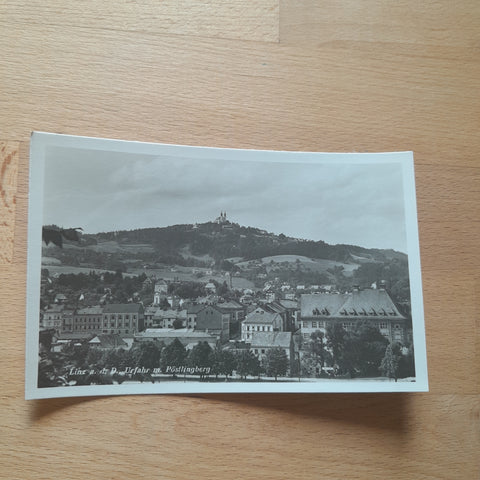 AK Linz Urfahr mit Pöstlingberg.