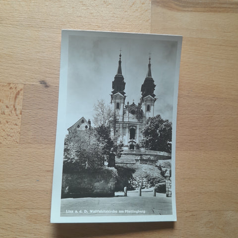 AK Linz Wallfahrtskirche am Pöstlingberg.
