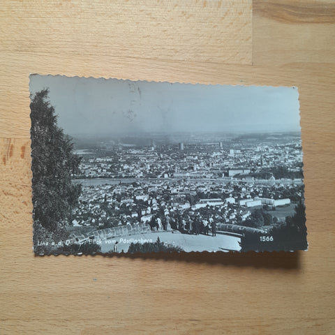 AK Linz. Blick vom Pöstlingberg.