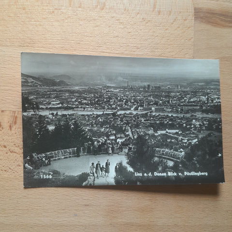 AK Linz. Blick vom Pöstlingberg.