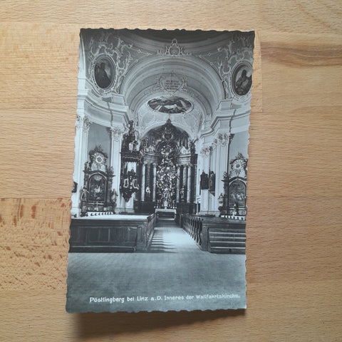 AK Linz. Pöstlingberg. Inneres der Wallfahrtskirche.
