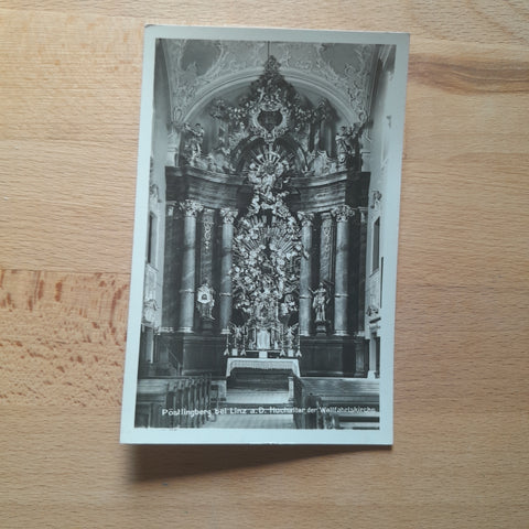 AK Linz. Pöstlingberg. Hochaltar der Wallfahrtskirche.