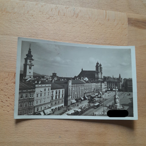 AK Linz Hauptplatz.