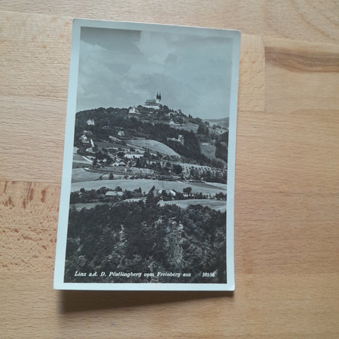 AK Linz. Pöstlingberg vom Freinberg aus.
