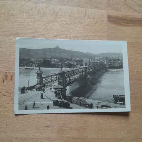 AK Urfahr Linz mit Pöstlingberg.