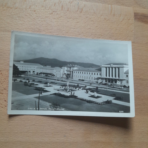 AK Linz. Hauptbahnhof.
