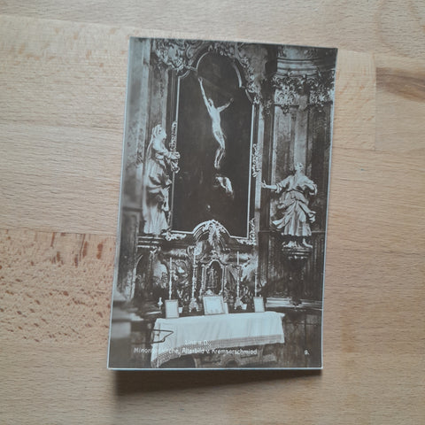 AK Linz. Minoritenkirche. Altarbild v. Kremserschmied.