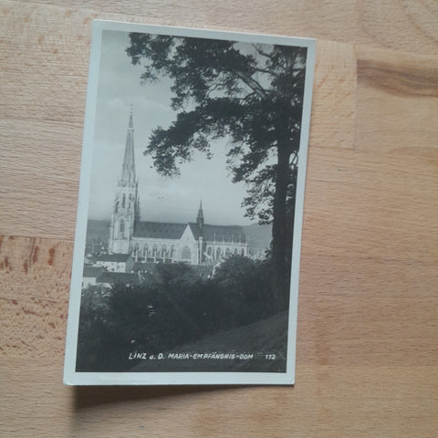 AK Linz. Maria Empfängnis Dom. (1927)