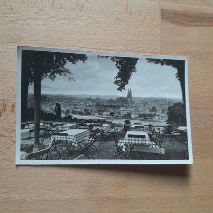 AK Regensburg. Höhen Cafe Restaurant Seidenplantage.