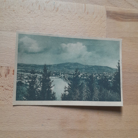 AK Linz. Blick vom Freinberg.