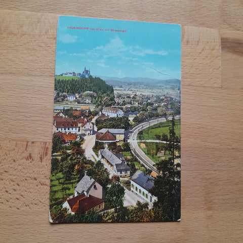AK Judendorf bei Graz mit Strassengel. (1913)
