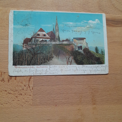 AK Strassengel Aufgang.