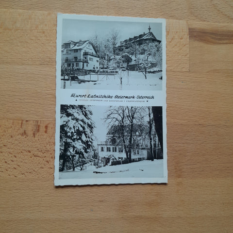 AK Laßnitzhöhe. Pension Luisenheim und Sanatorium. Volkshilfeheim.