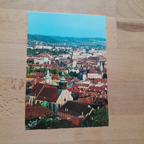 AK Graz. Blick vom Schloßberg.