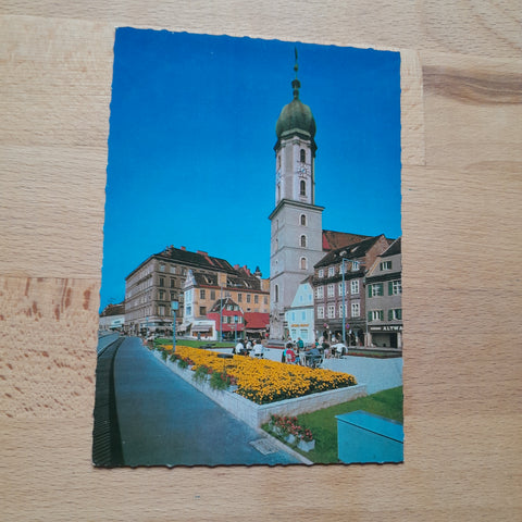 AK Graz Franziskanerkirche mit Promenade.