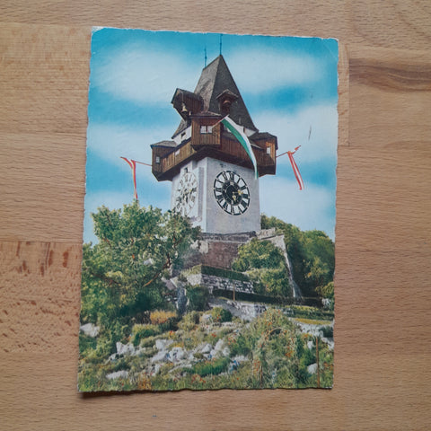 AK Graz Uhrturm.