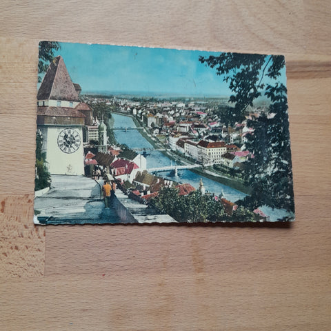 AK Graz. Blick vom Schlossberg.