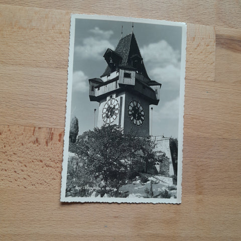 AK Graz. Schlossberg, Uhrturm.