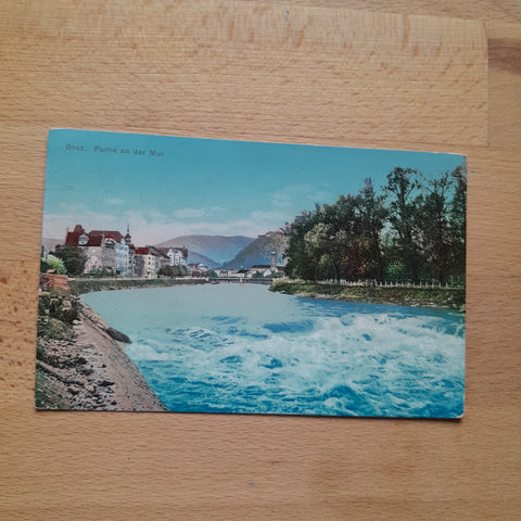 AK Graz. Partie an der Mur.(1912)