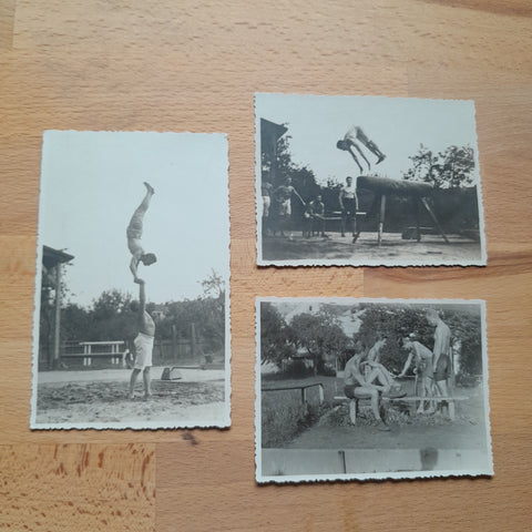 3 Fotos Graz Jahngarten (1919-24).
