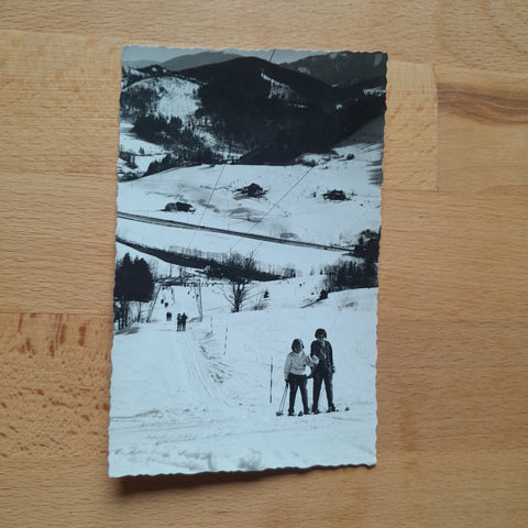 AK Schlepplift. Gelaufen in Mariazell. Bürgeralpe ?