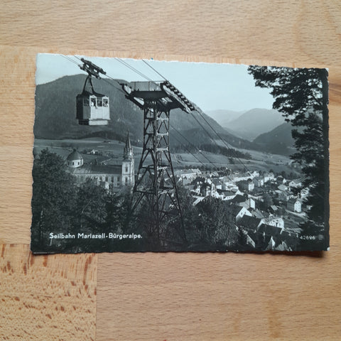 AK Seilbahn Mariazell Bürgeralpe.
